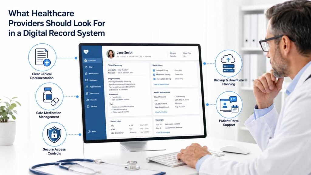 What Healthcare Providers Should Look For in a Digital Record System