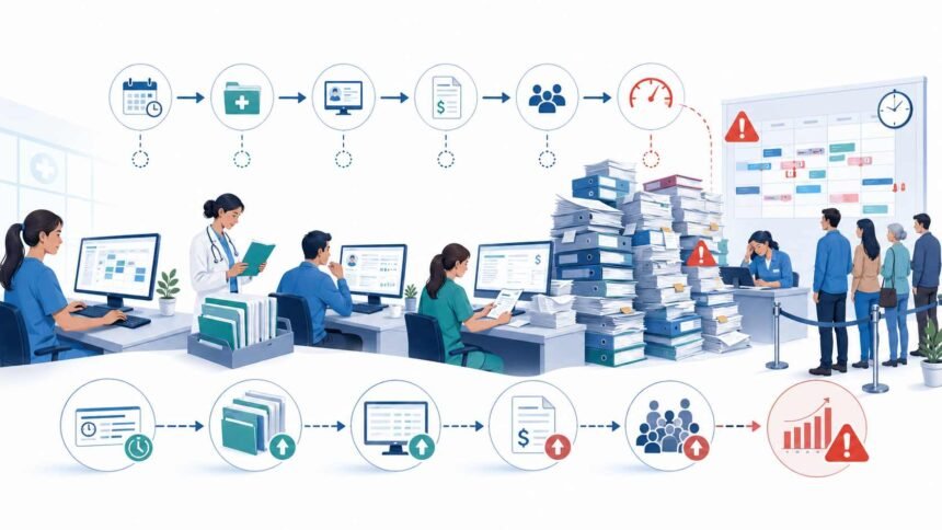 Why Hospital Administrative Bottlenecks Compound Before They Get Caught