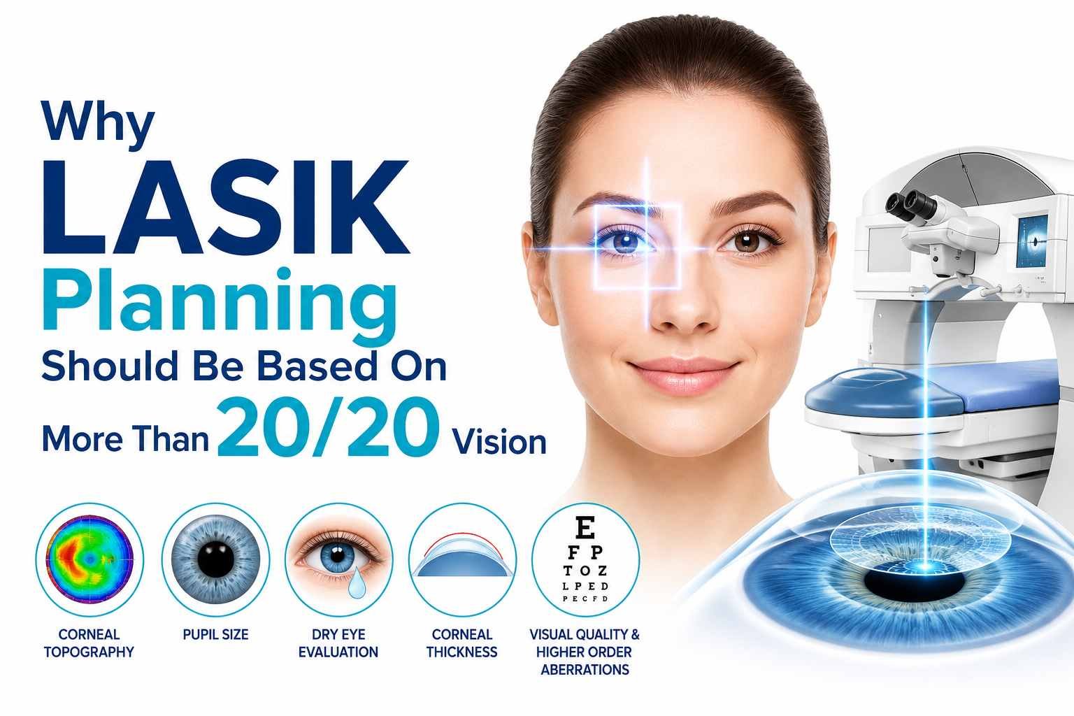 Why LASIK Planning Should Be Based On More Than 20/20 Vision