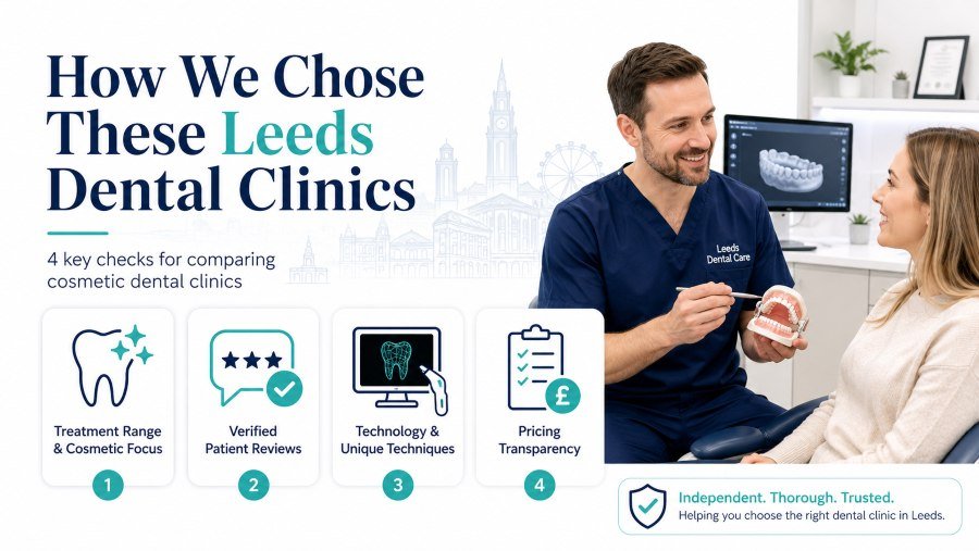 How We Chose These Leeds Dental Clinics