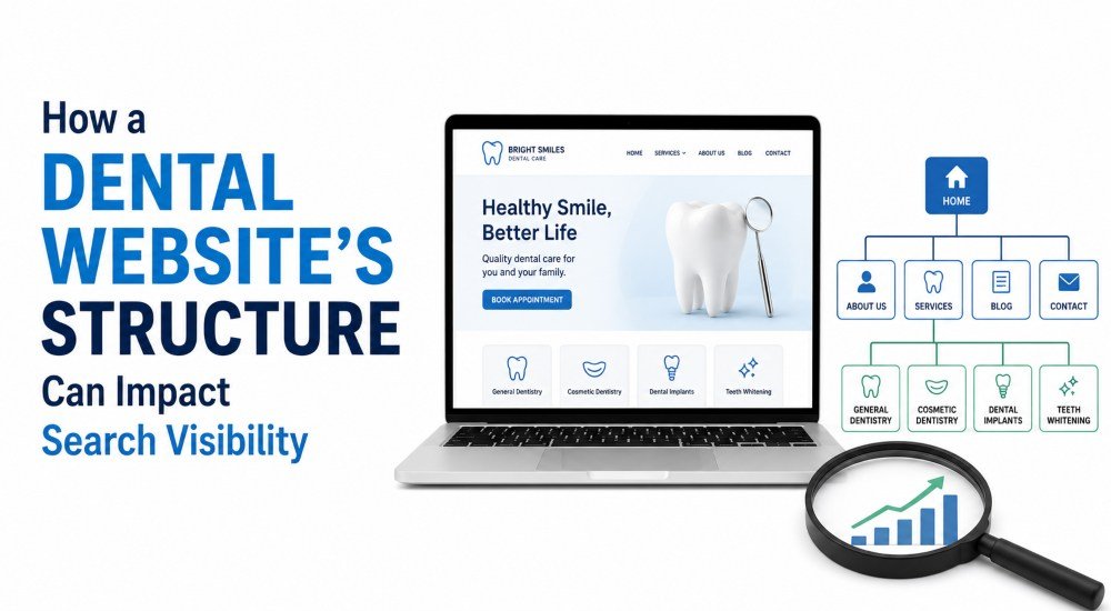 How a Dental Website’s Structure Can Impact Search Visibility