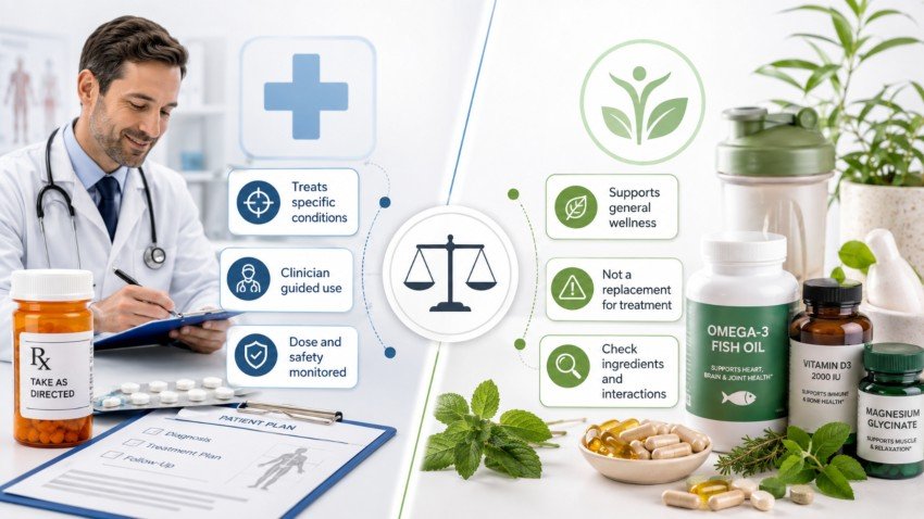 Difference Between Medical Treatments and Wellness Supplements