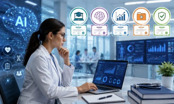 Healthcare Consultants Learning AI Adoption And Clinical Analytics Through 5 Certificate Programs