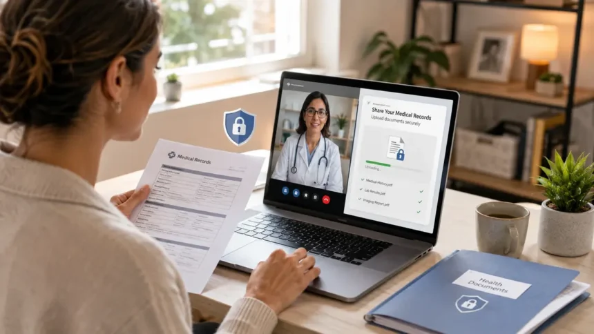 How to Safely Share Medical Records for a Video Visit