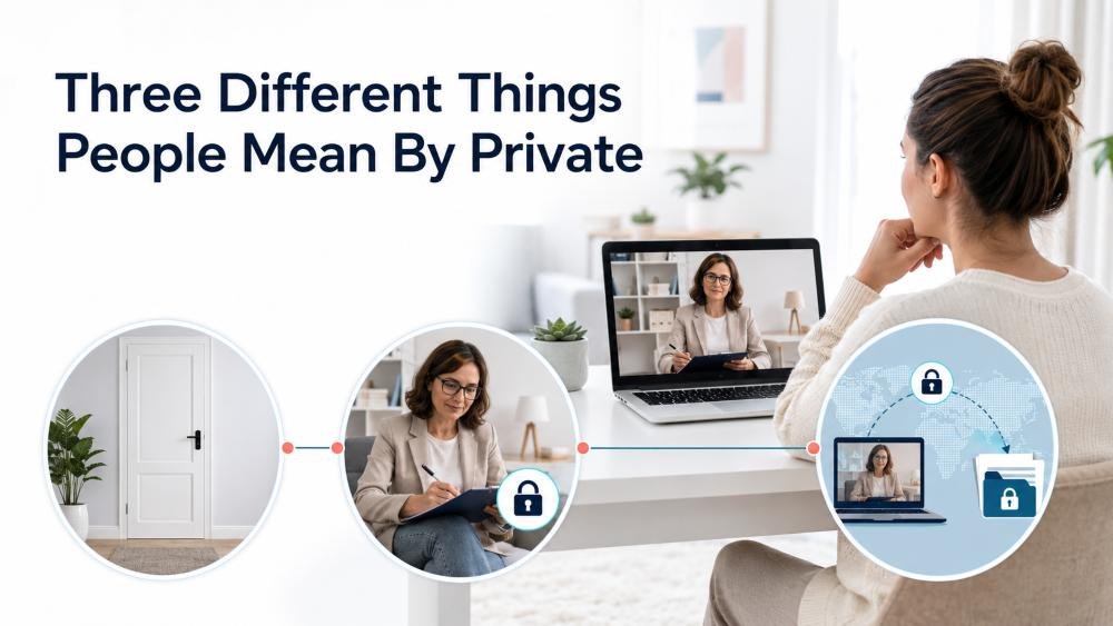 Three Different Things People Mean By Private