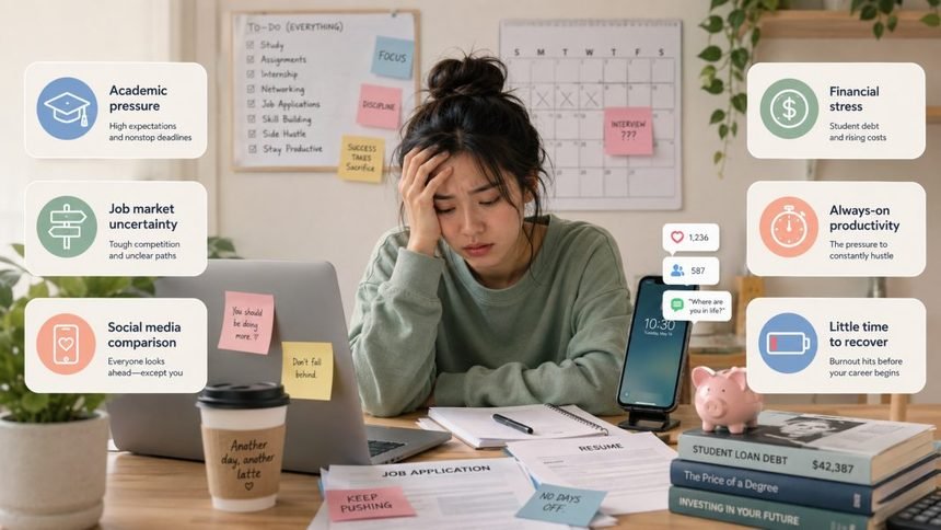 Why Gen Z Feels Burned Out Before Entering the Workforce