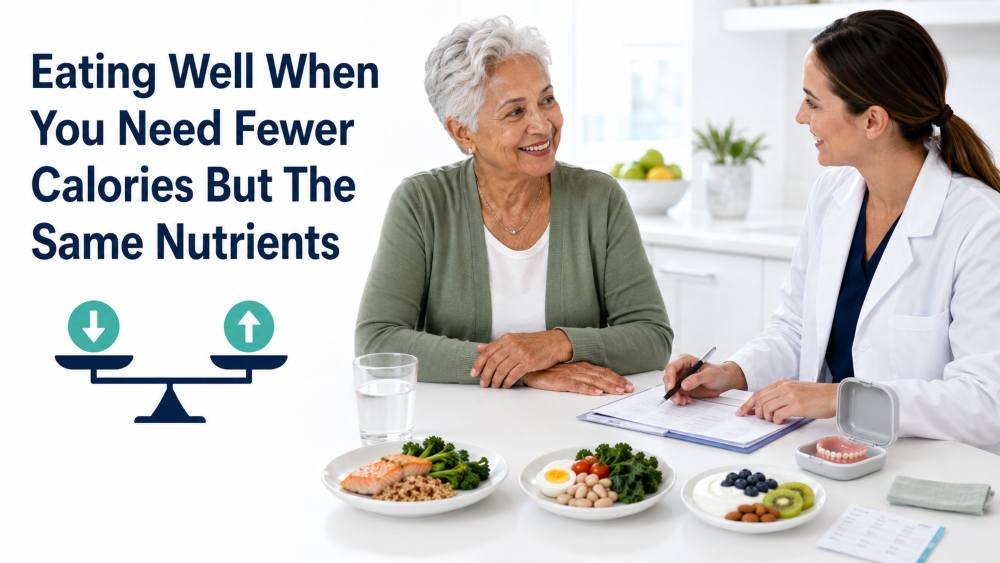 Eating Well When You Need Fewer Calories But The Same Nutrients