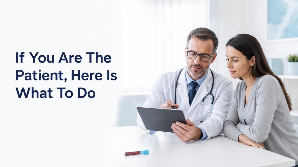 If You Are The Patient, Here Is What To Do
