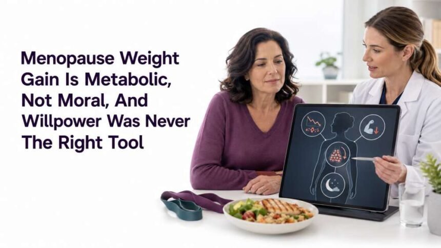 Menopause Weight Gain Is Metabolic, Not Moral, And Willpower Was Never The Right Tool