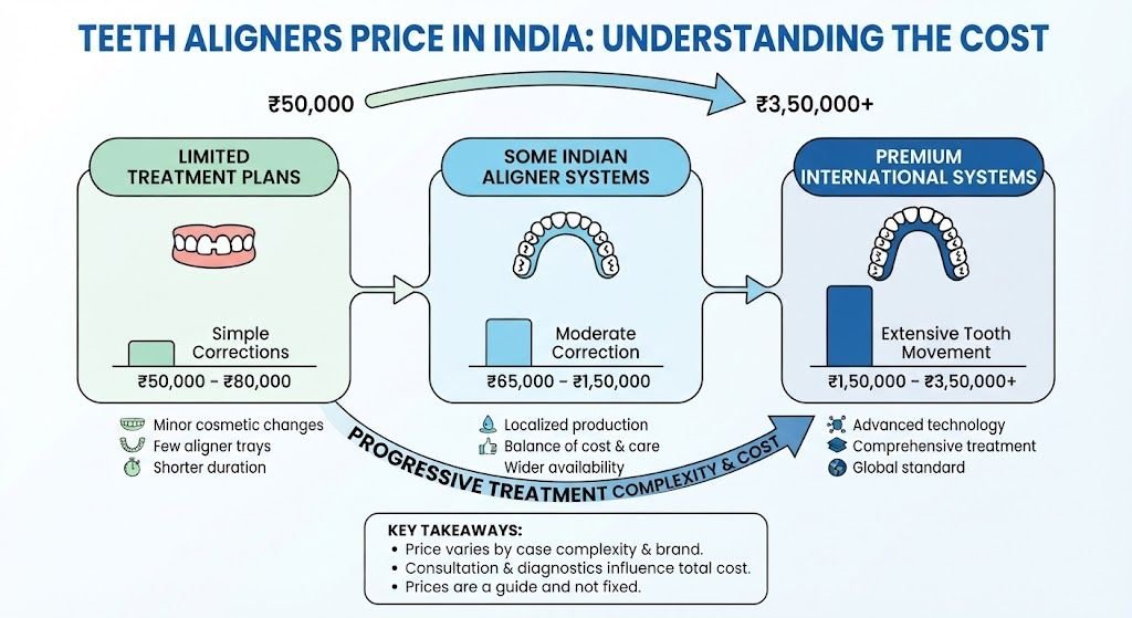 How Much Is The Teeth Aligners Price In India?
