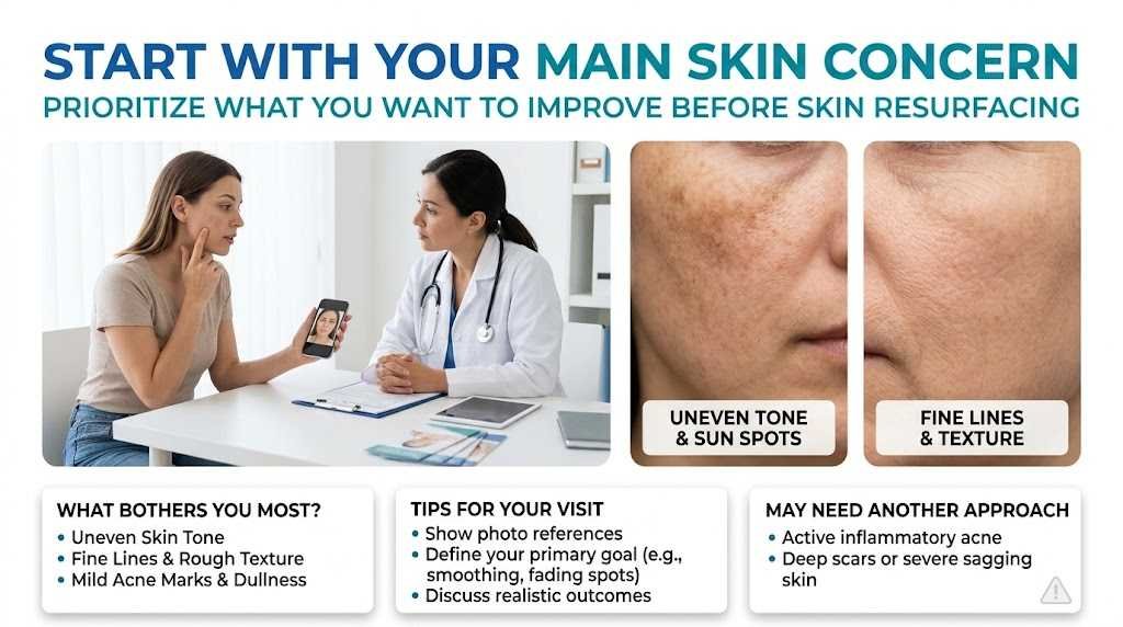 Start With the Main Skin Concern