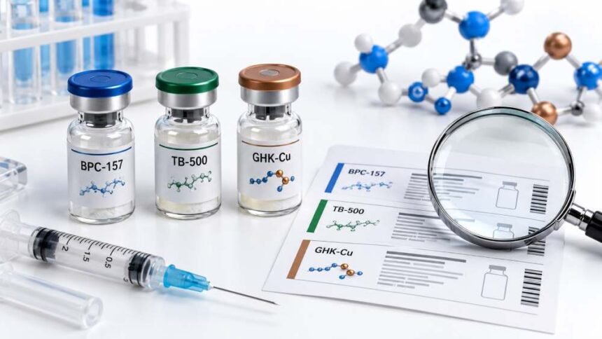 What A Research Peptide Blend Label Actually Tells You