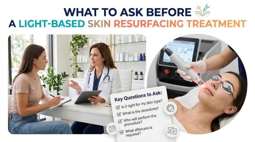 What to Ask Before a Light-Based Skin Resurfacing Treatment